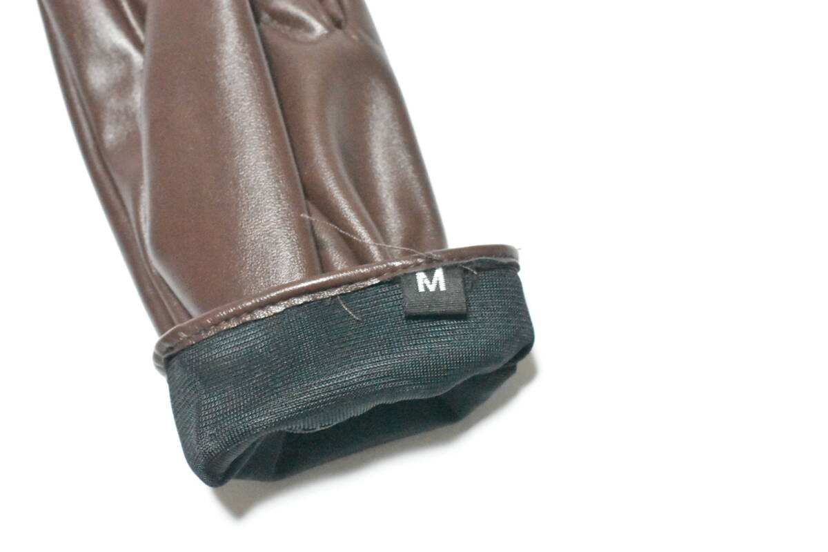 レディース ショートグローブ フェイクレザー 手袋 衣装 ショート　Mサイズ/713_画像3