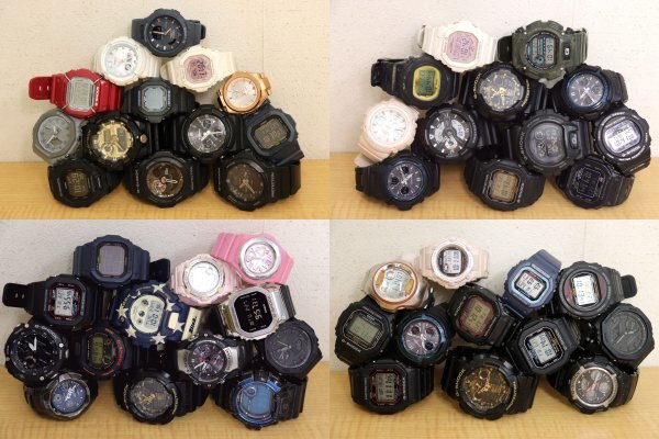 美品多数 動品 まとめ CASIO G-SHOCK Baby-G 50個 メンズ・レディース カシオ 全て稼働品 まとめ売り♪の画像1