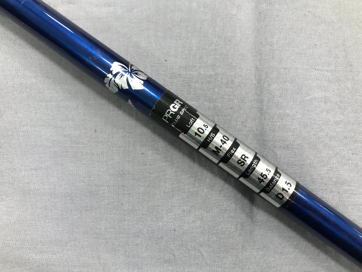 ※訳あり□1円スタート■中古■ドライバー■PRGR プロギア RS 5 Diamana for PRGR（純正カーボン） SR 10.5度　【1W110】_画像8