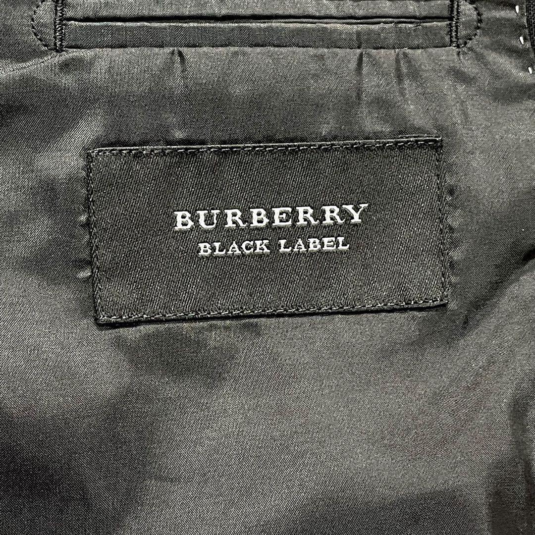 BURBARRY BLACK LABEL バーバリーブラックレーベル テーラードジャケット 上質生地 Super100'ｓ ウール シャドーストライプ_画像5