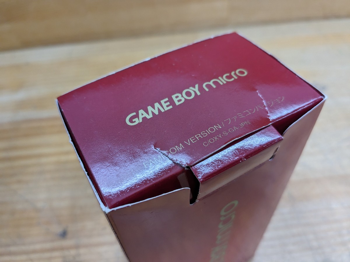 g01□『ゲームボーイミクロマリオ20周年記念ファミコンバージョン』OXY-001 本体一式 箱説明書付き GBA Nintendo 240202_画像7