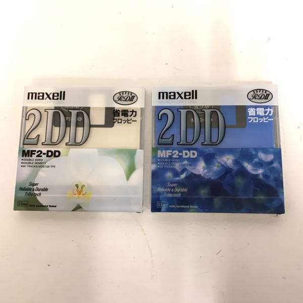 未開封 maxell MF2-DD 省電力 フロッピー COLOR-SUPER RDⅡ FD フロッピーディスク_画像1