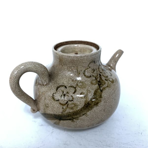 共箱 松竹の間 急須 コップ 和 骨董 器 茶 お茶 ティー 模様 花_画像3