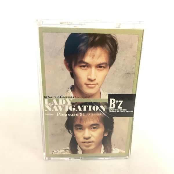 B'Z LADY NAVIGATION ビーズ カセットテープ 歌詞カード付き カネボウ化粧品 歌詞カード付き 平成 昭和 BZ_画像2