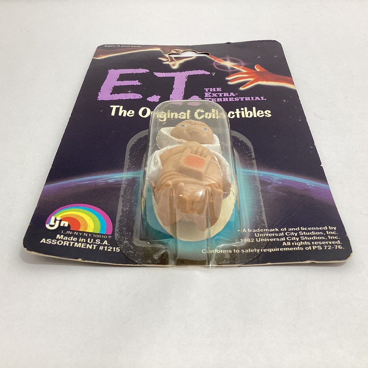  unopened E.T. THE EXTRA-TERRESTRIAL The Original Collectibles figure 2 kind LJNi- tea Made in U.S.A. height approximately 5cm