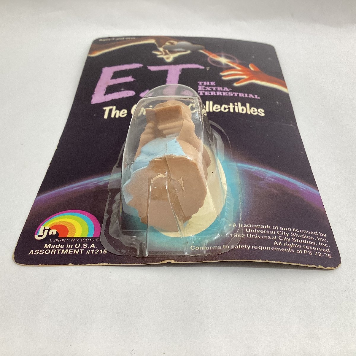  unopened E.T. THE EXTRA-TERRESTRIAL The Original Collectibles figure 2 kind LJNi- tea Made in U.S.A. height approximately 5cm