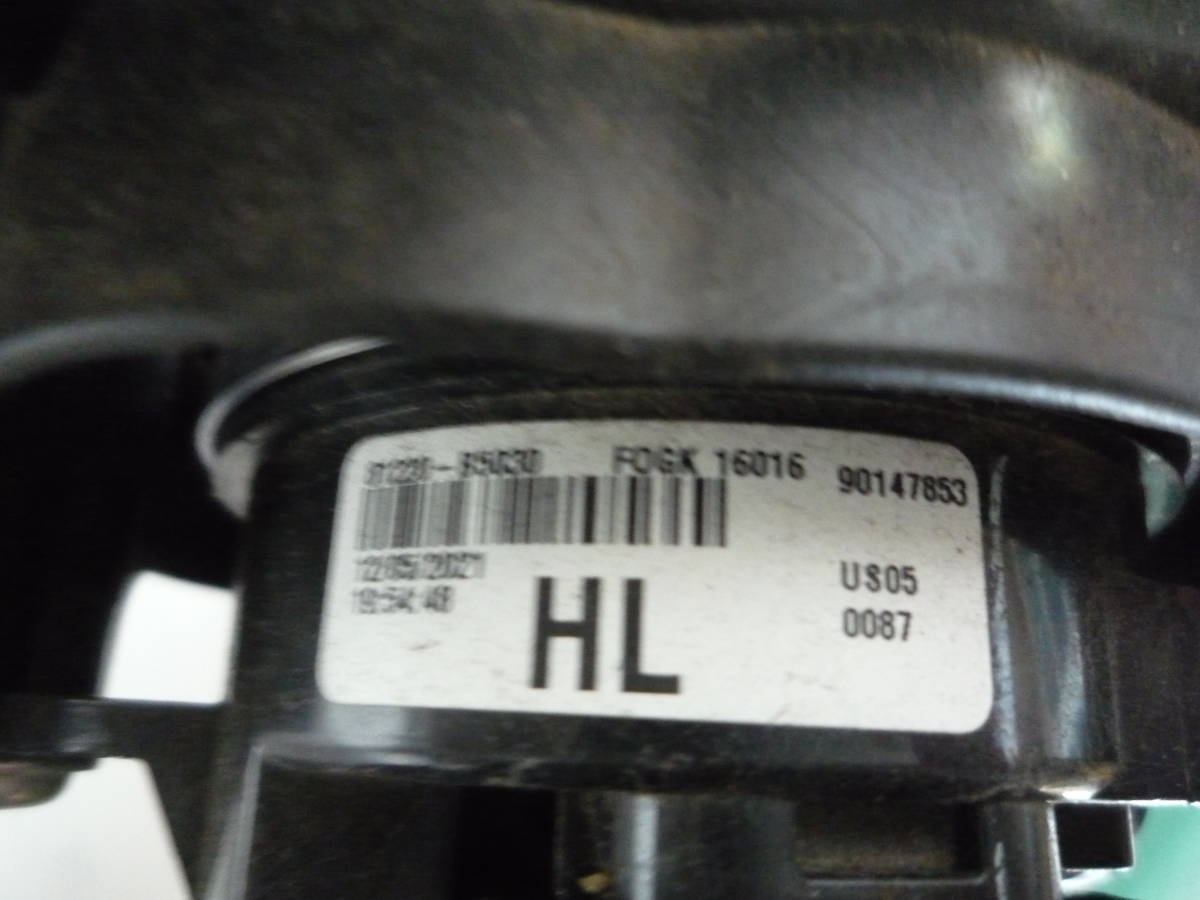  ハイゼットトラック　前期 S500P S510P 左用　LEDフォグランプ メッキカバー付 81220-B5030+81226-B5050_画像6