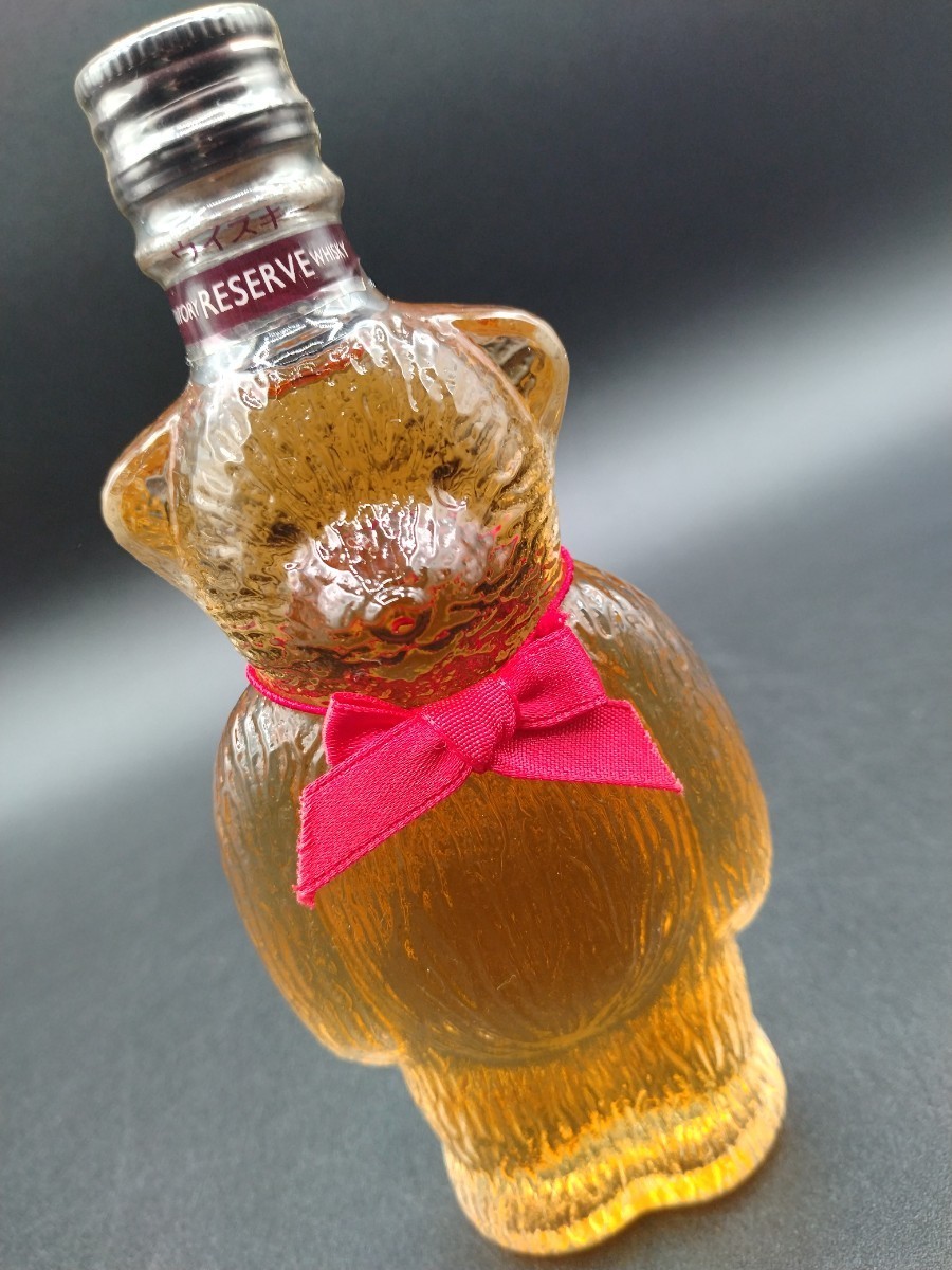 サントリー ウイスキー リザーブ クマさん型ボトル 80ml 43 サントリー ウイスキー リザーブ クマさん型ボトル 80ml 43