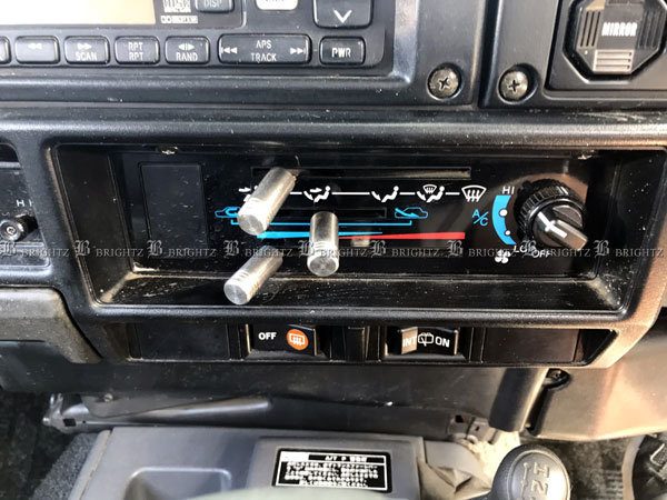  Land Cruiser PZJ70 PZJ70V PZJ77HV PZJ77V air conditioner lever knob heater control lever -INT-ETC-147-3PC