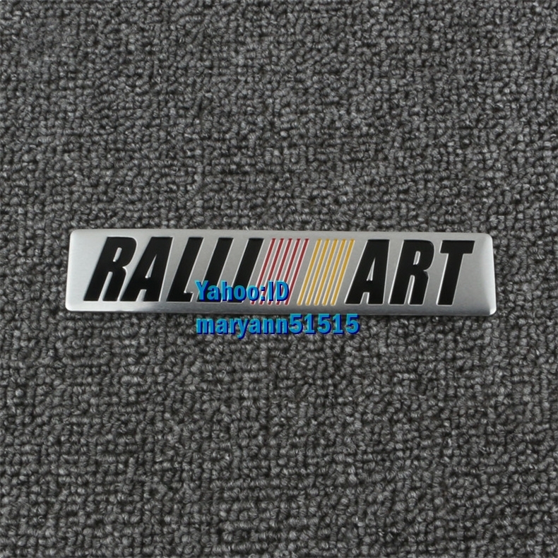 RALLIART aluminium эмблема 2 цвет из выбор! стикер Ralliart Mitsubishi Mitsubishi Lancer Pajero Galant Outlander Colt 