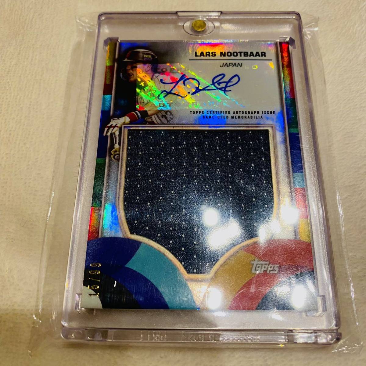 超貴重 99枚限定 relic auto LARS NOOTBAAR 直筆サイン ラーズ・ヌートバー 2023 topps World Baseball Classic WBC 侍ジャパン 大谷 山本