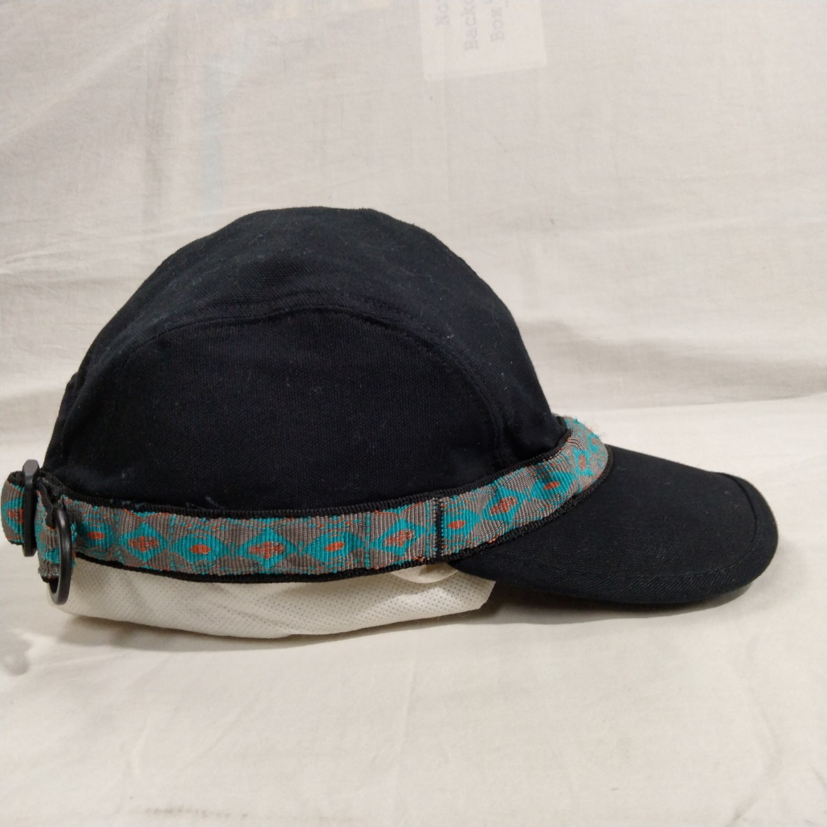 カブー 　コットン　ダック　ストラップ　キャップ KAVU cotton strap cap ブラック　黒　black アウトドア　キャンプ用　帽子　男女兼_画像4