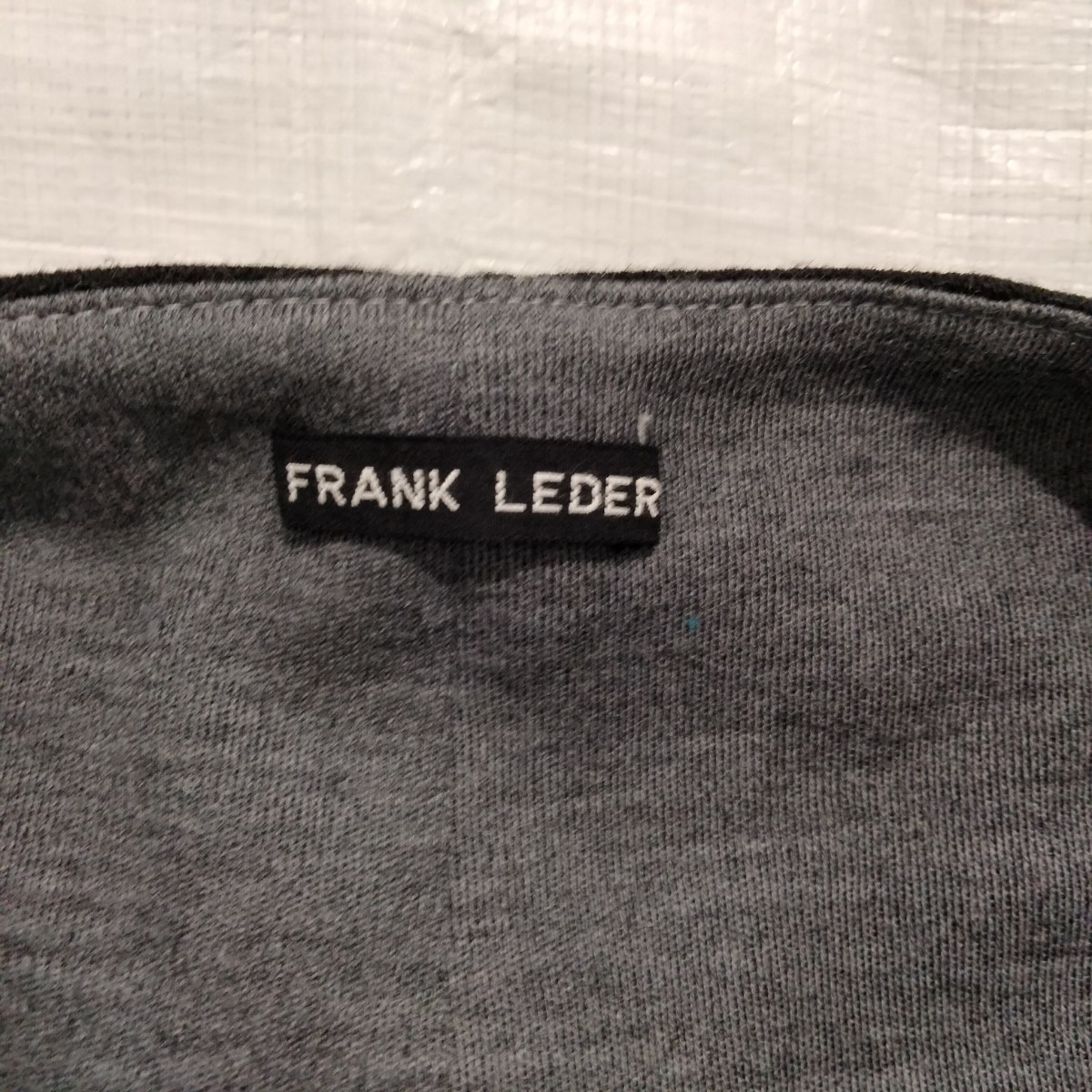 FRANK LEDER　フランクリーダー ウール　ベスト　ジレ　ウエストコート ハイゲージ　wool パネルカラー　ドイツ製　xs vest olive navy _画像4
