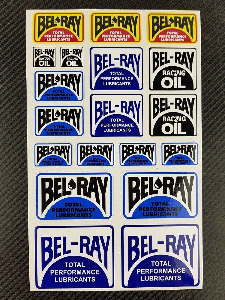 ★送料無料★Bel Ray ベルレイ ステッカー シール デカール シートの画像1