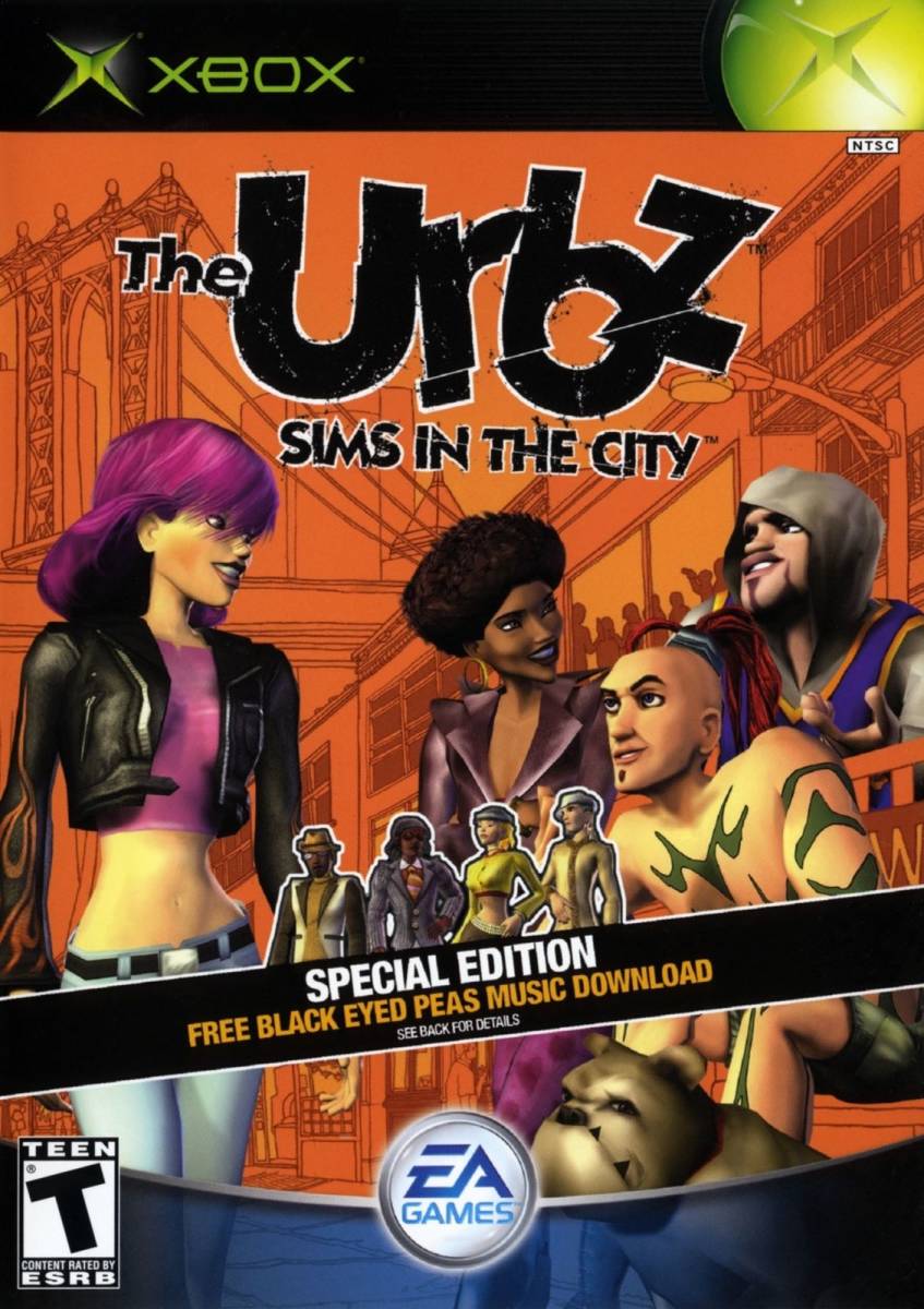 * free shipping * North America version * Xboxa-bs Sim z* in * The City Urbz Sims in the City