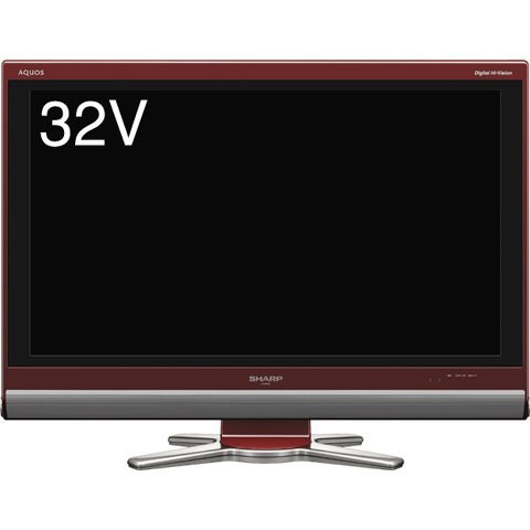 【中古】 シャープ 32V型 液晶 テレビ AQUOS LC-32DE5-R ハイビジョン 2009年モデル