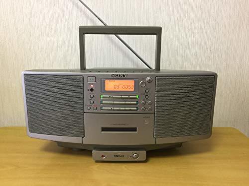 【中古】 SONY ソニー ZS-D5-S シルバー パーソナルオーディオシステム (CD カセット ラジオ) (CDラ_画像1