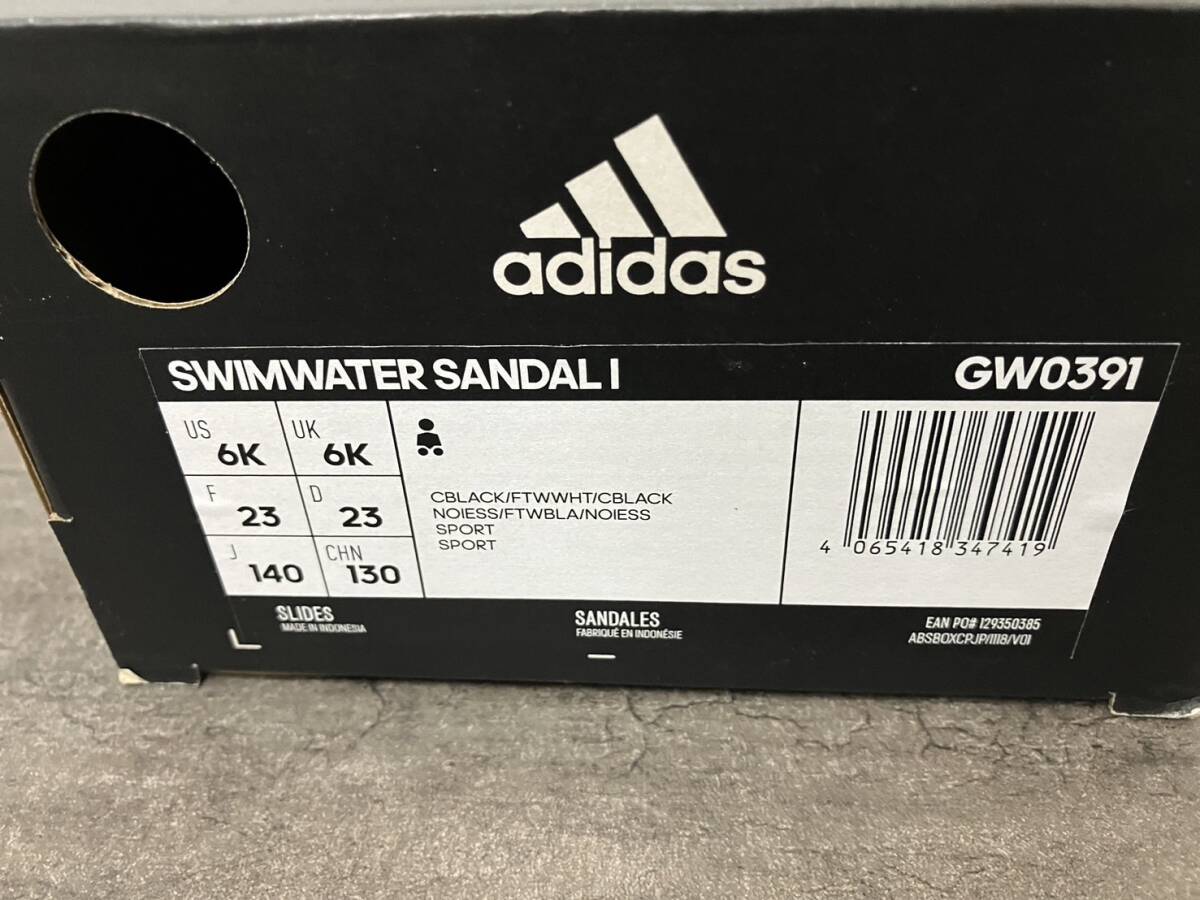 adidas/アディダス GW0391 SWIMWATER SANDAL I 6K 14㎝ ベビー ジュニア 子供用 シューズ サンダル 目立つ傷汚れなし 美品 現状お渡し_画像8