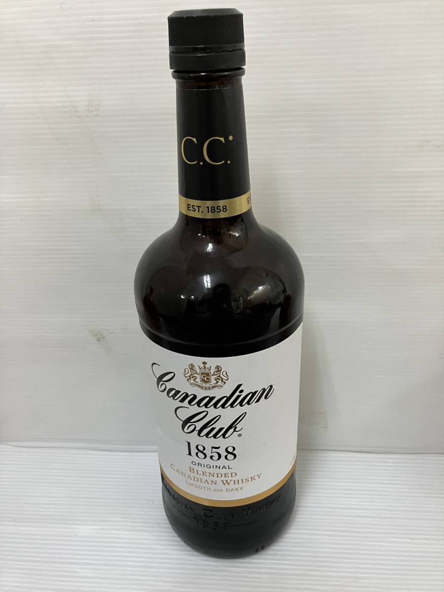 Pinchi Old Blended Scotch Whisky/Canadian Club 1858 ORIGINAL/Seagram's Crawn Royal 3本セット 未開栓 長期自宅保管品 現状お渡し_画像5