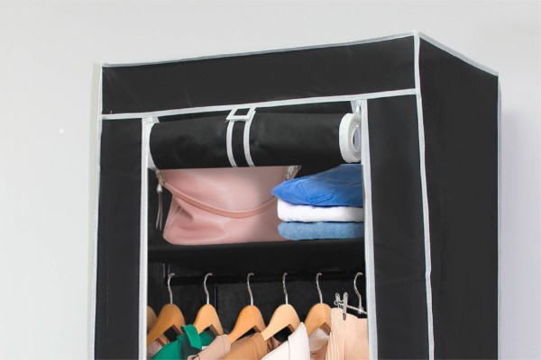  полки есть европейская одежда запирающийся шкафчик 60cm ширина с покрытием место хранения мульти- подставка цвет черный 