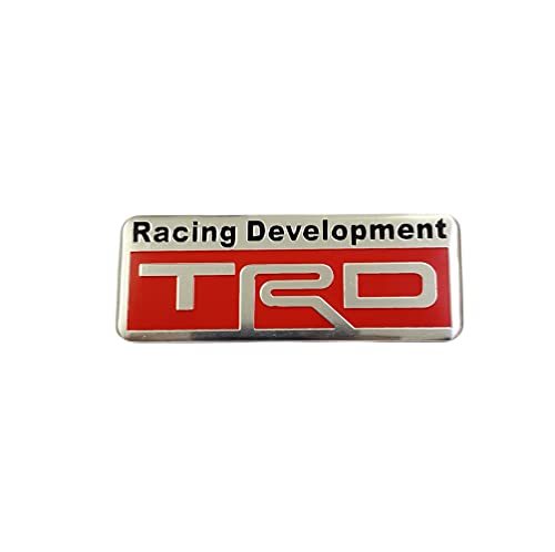 トヨタ TRD ステッカー ロゴ オートバイガスタンクステッカー エンブレム バッジ 装飾 アルミ レーシングウィングデカール_画像1