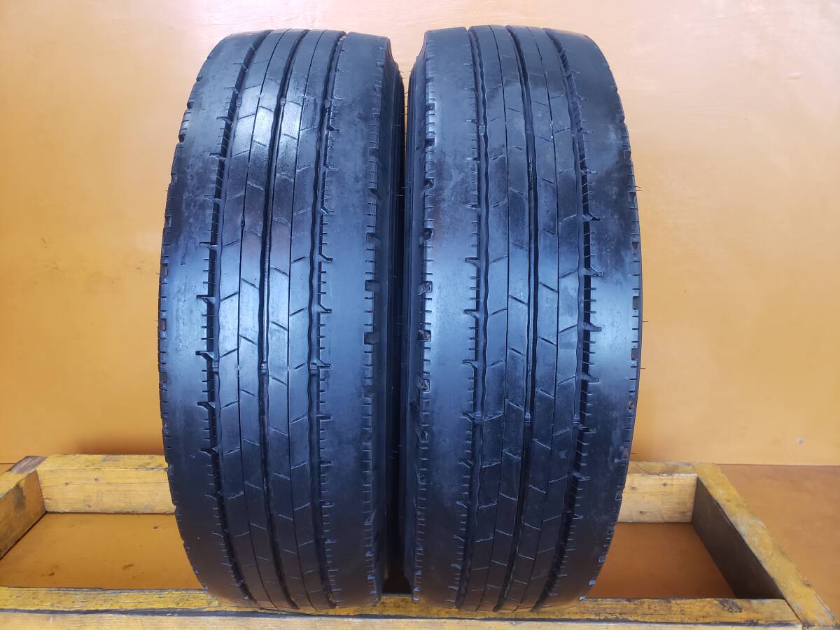 【R346】9.0分山 ダンロップENASAVE 205/70R16 111/109N LT 2本_画像1