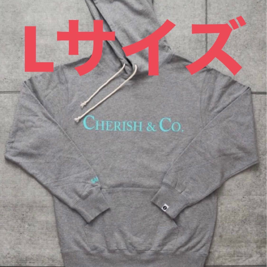 SAPEur CHERISH＆CO HOODIE サプール フーディ パーカー グレー Lサイズの画像1