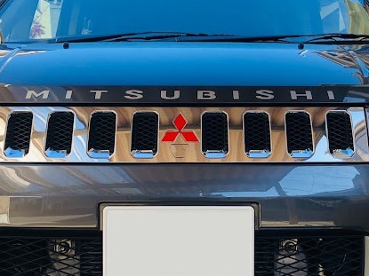  Mitsubishi MITSUBISHI капот эмблема серебряный 