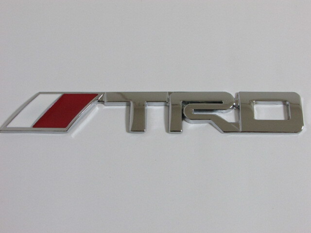 TRD トヨタ エンブレム シルバー_画像1