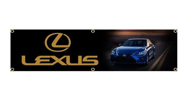  Lexus LEXUS ⑤ flag wall. equipment ornament dirt .. noren drop curtain tapestry 6 place cease wheel flag banner garage flag 45cm × 180cm