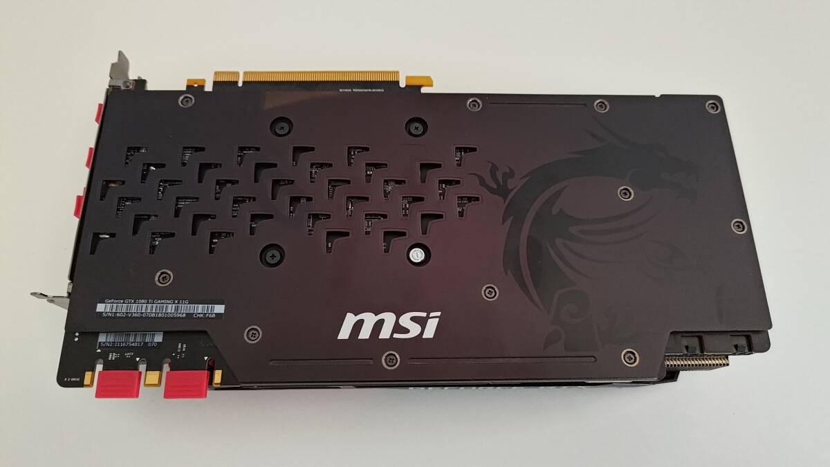 【送料無料】MSI GeForce GTX 1080 Ti GAMING X 11G【動作確認済み】_画像6