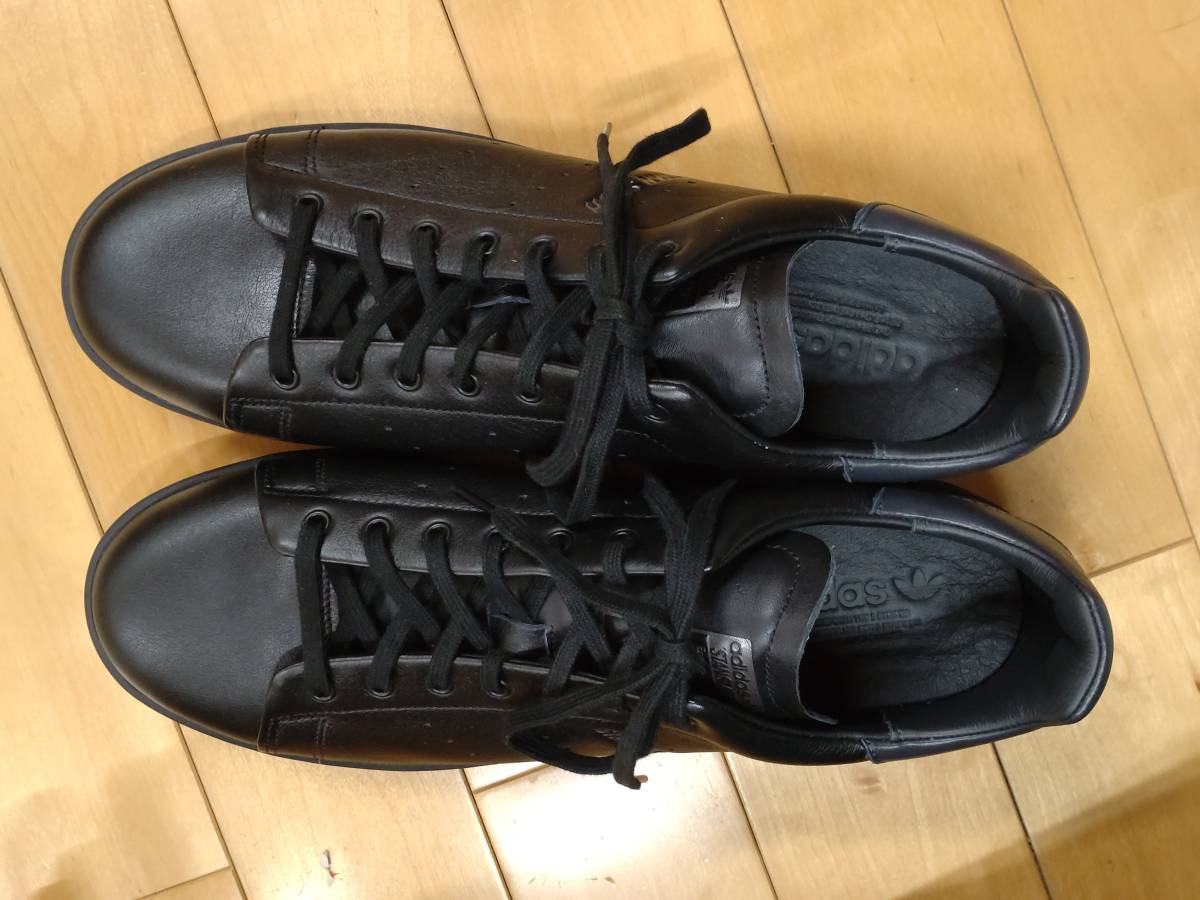 アディダス adidas スタンスミスラックス STAN SMITH LUX "CORE BLACK CORE BLACK CARBON" サイズUS12 HQ6787 の画像7