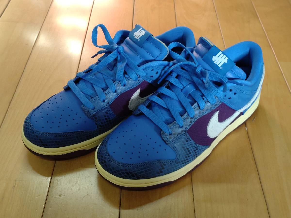 ナイキ×アンディフィーテッド　NIKE　UNDEFEATED　ダンクロー　DUNK LOW　"5 ON IT"　サイズUS9　DH6508-400_画像1