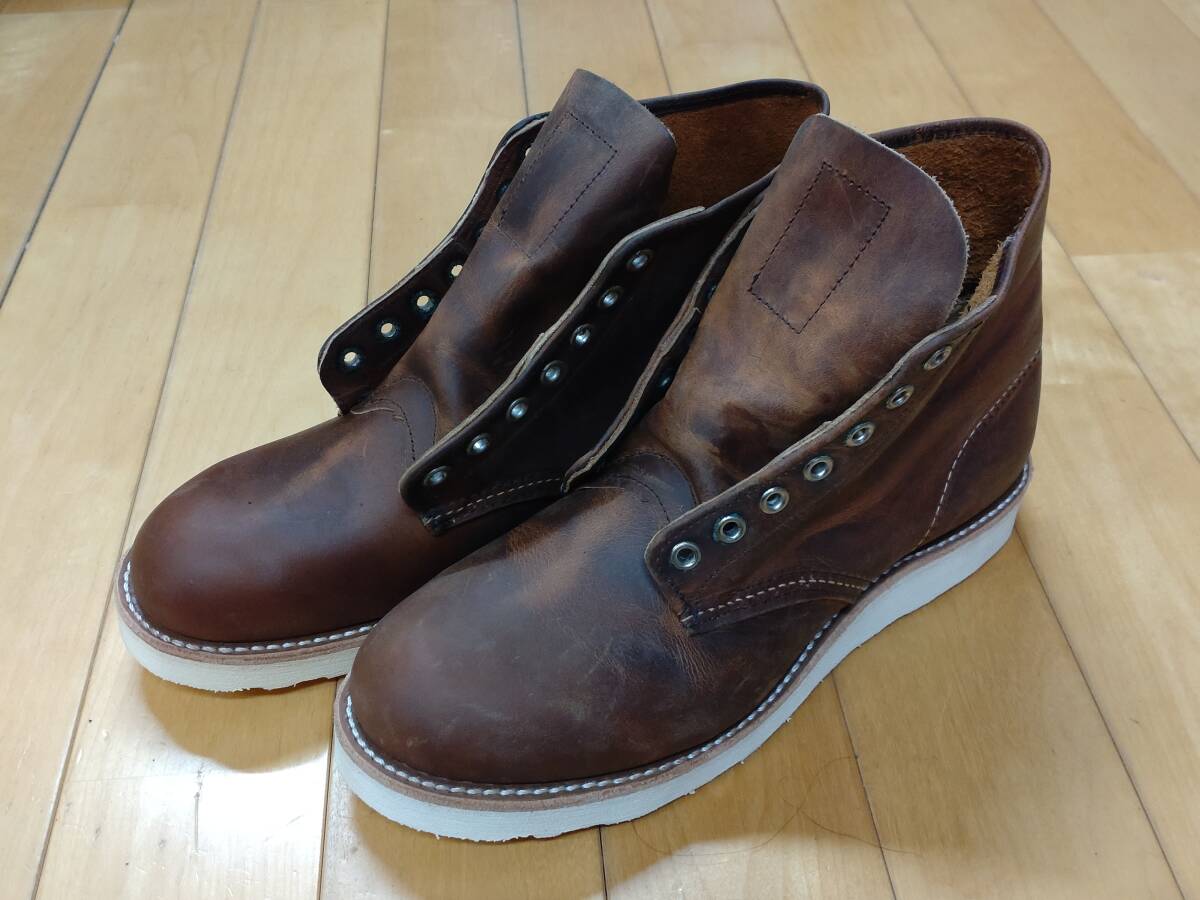 レッドウイング　RED WING　9111　Classic Work 6" Round-toe　クラシックワーク　Copper Rough&Tough　サイズ7ハーフ