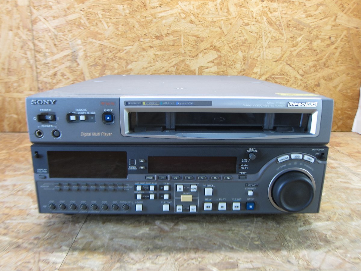 ◎【再生確認済み】SONY MSW-M2100 MPEG IMXプレーヤー DRUM 8142H 訳あり 現状品◎V526_画像1