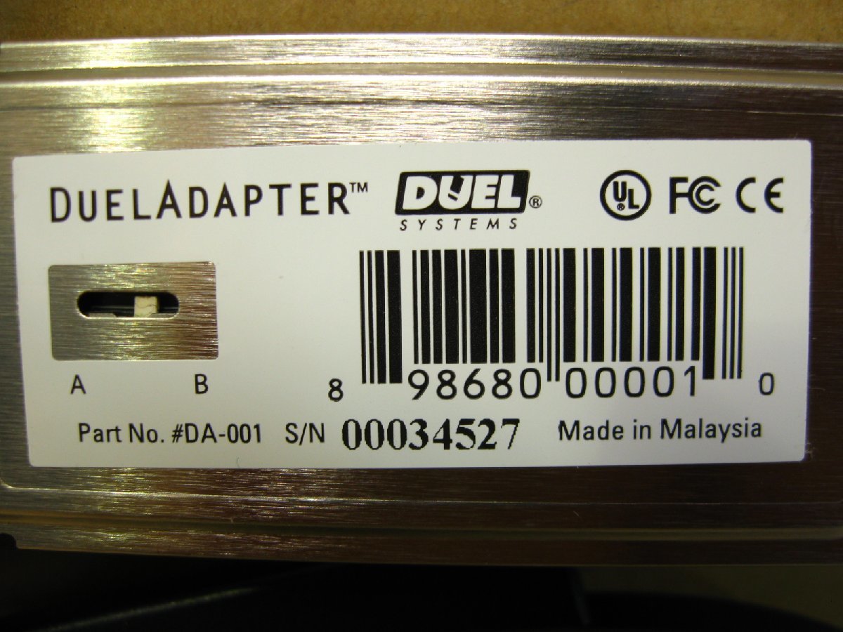 ▽DUEL SYSTEMS DA-001 DUELADAPTER PCMCIA to ExpressCard34 変換アダプター 中古_画像6