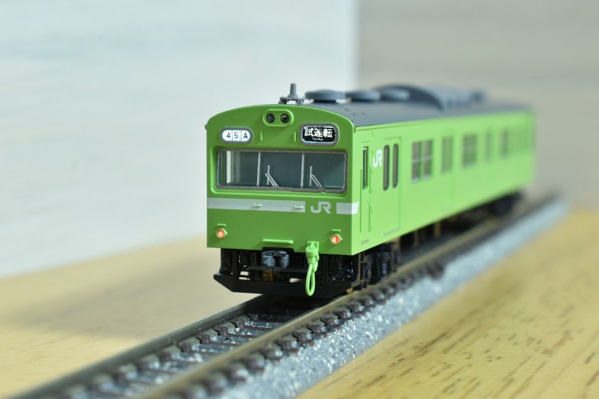 TOMIX 97935 クハ103（ユニットサッシ銀）JR103系通勤電車(JR西日本仕様・混成編成・ウグイス)セットばらし 1両 トミックス の画像2