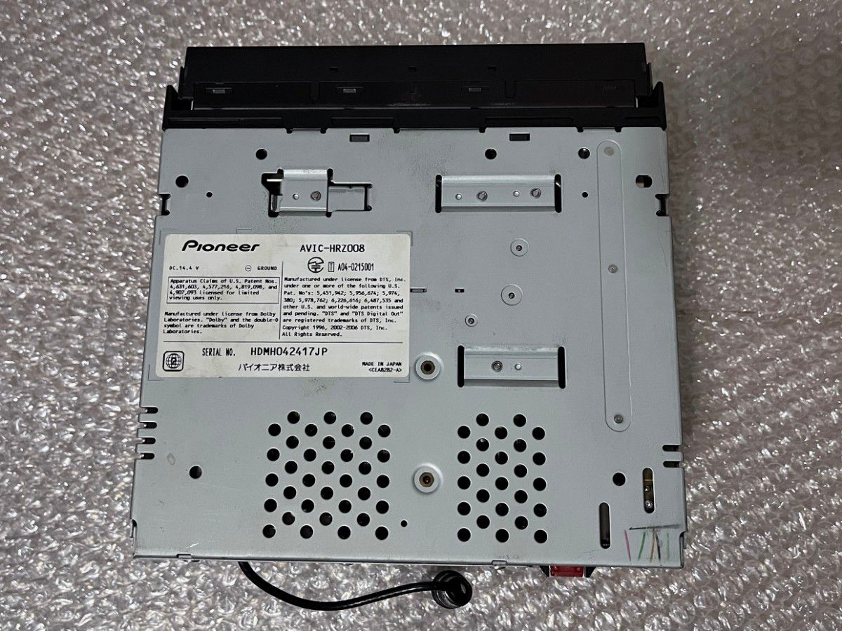 Pioneer carrozzeria HDD 楽ナビ AVIC-HRZ008 2007年地図 DVD Pioneer carrozzeria HDD 楽ナビ AVIC-HRZ008 2007年地図 DVD