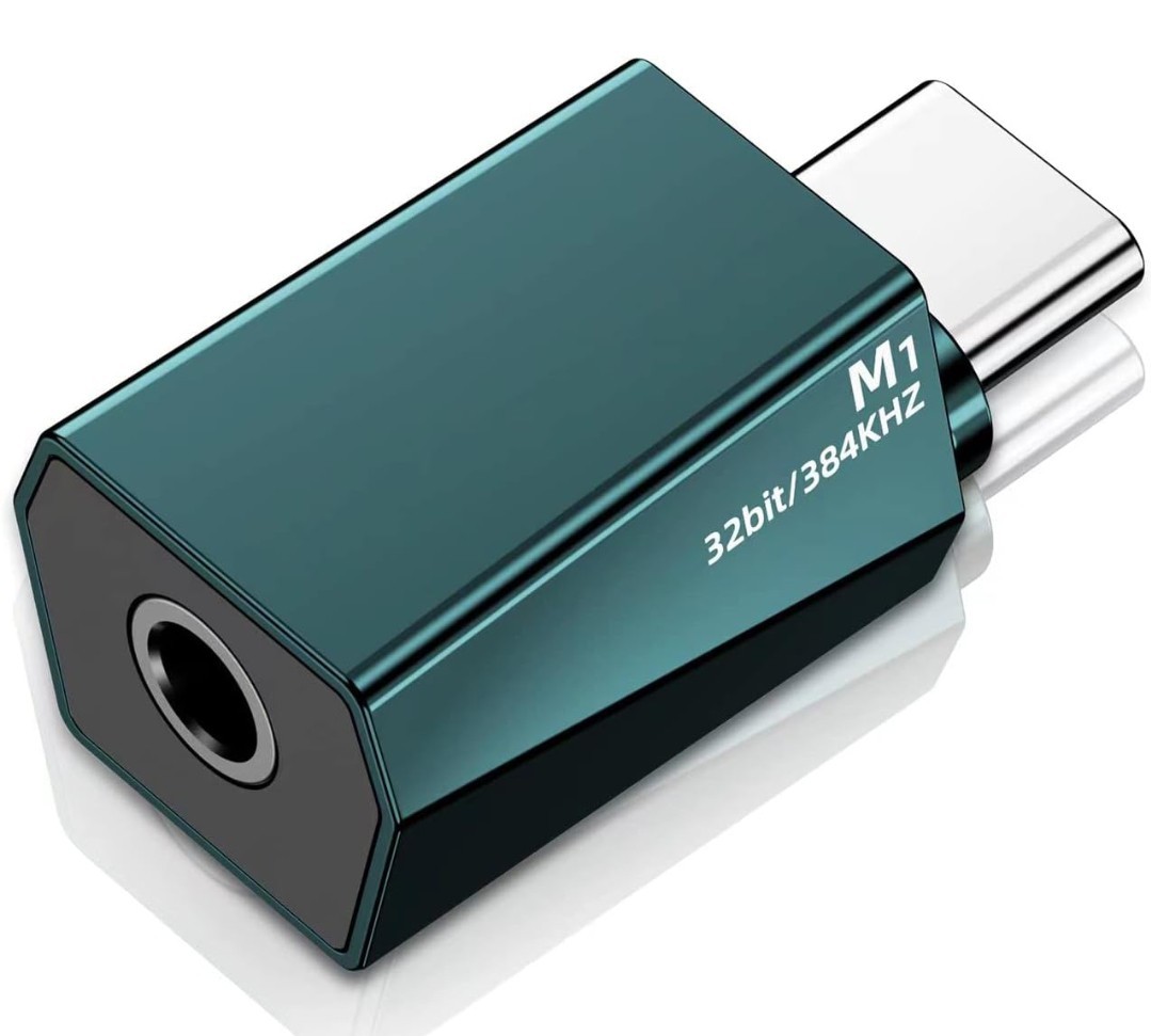 USB DAC　32 bit / 384 kHzBeyeah USB-C ＆ 3.5 mm Type-C to 3.5 mm メスイヤホンジャックUSB-C to Auxオーディオドングルケーブル A19_画像1