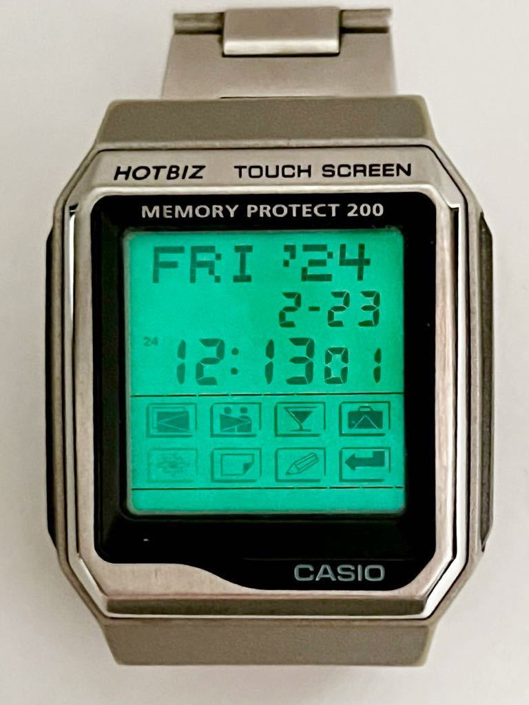 CASIO DATA BANK HOTBIZ VBD-2000 TOUCHSCREEN カシオ データバンク ホットビズ タッチスクリーン デジタル 腕時計