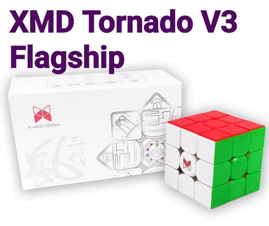 新品競技用XMD Tornado V3 Flagshipルービックキューブ磁石搭載 ステッカーレス スピードキューブの画像1