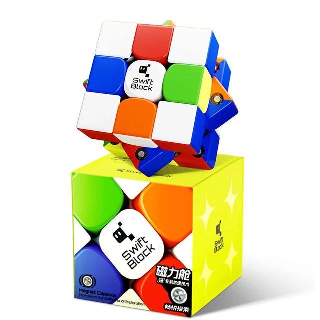 ルービックキューブ GAN Swift Block 355S スピードキューブ立体パズル磁石搭載　知育玩具 脳トレ パズル 競技用 _画像8