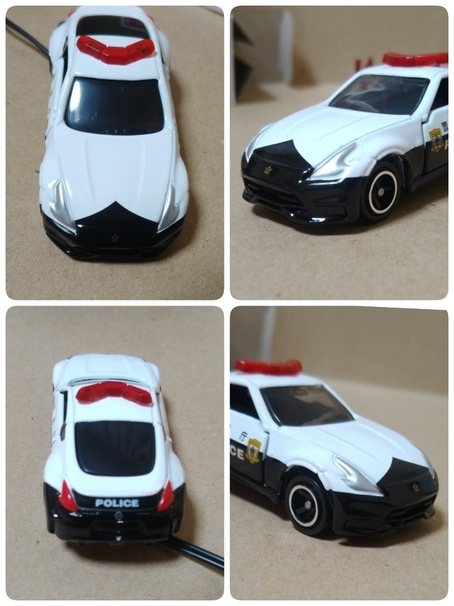  dummy scanner Fairlady Z Nismo Z34 Nissan patrol car Metropolitan Police Department Tomica LED 12V 2 light blinking Tokyo crime prevention anti-theft 