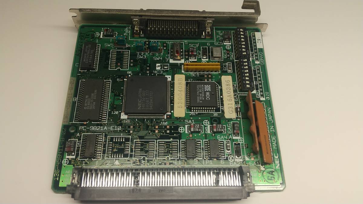 PC-9801FA/FS/FX、A-MATE 専用スロット用SCSIボード「PC-9821A-E10」_画像1