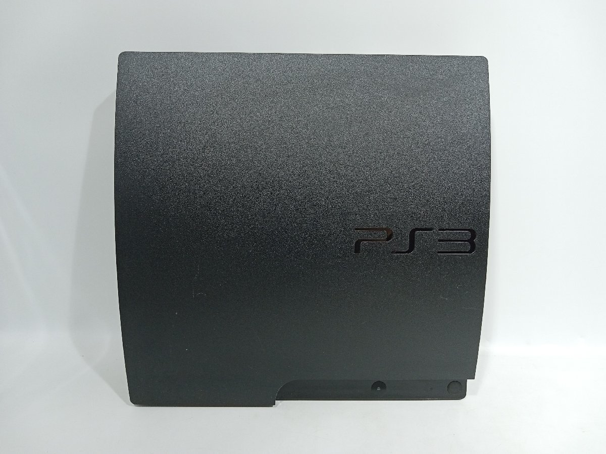 【通電確認のみ・ジャンク扱い】 SONY ソニー PS3 PlayStation3 CECH-3000 白/黒 2点まとめ売り 本体のみ [1-2] No.9923_画像2