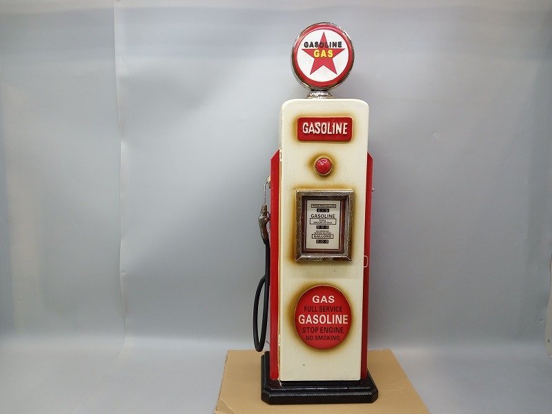  red Star gasoline gas pump CD tower GASOLINE cabinet multi rack total length approximately 85 centimeter american miscellaneous goods [12-2] No.9753