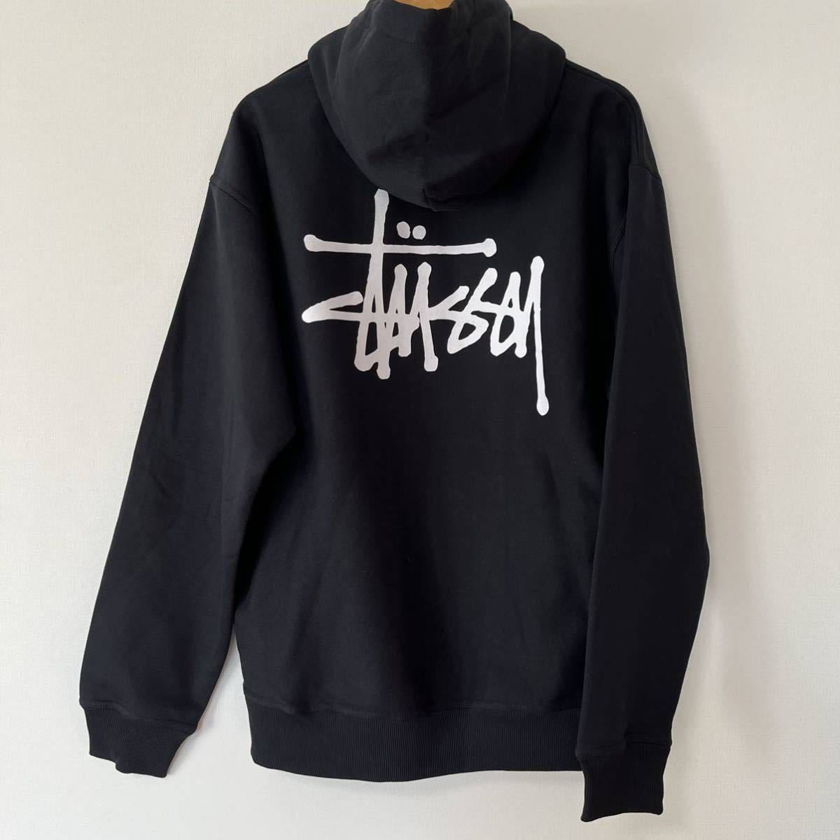 【新品未使用】ステューシー BASIC STUUSY HOOD ベイシック スウェット パーカー Lサイズ_画像6