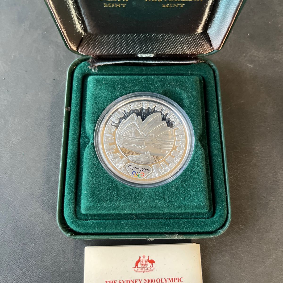  記念銀貨 オーストラリア シドニーオリンピック 2000年 5ドル銀貨 純銀 1オンス★24_画像2