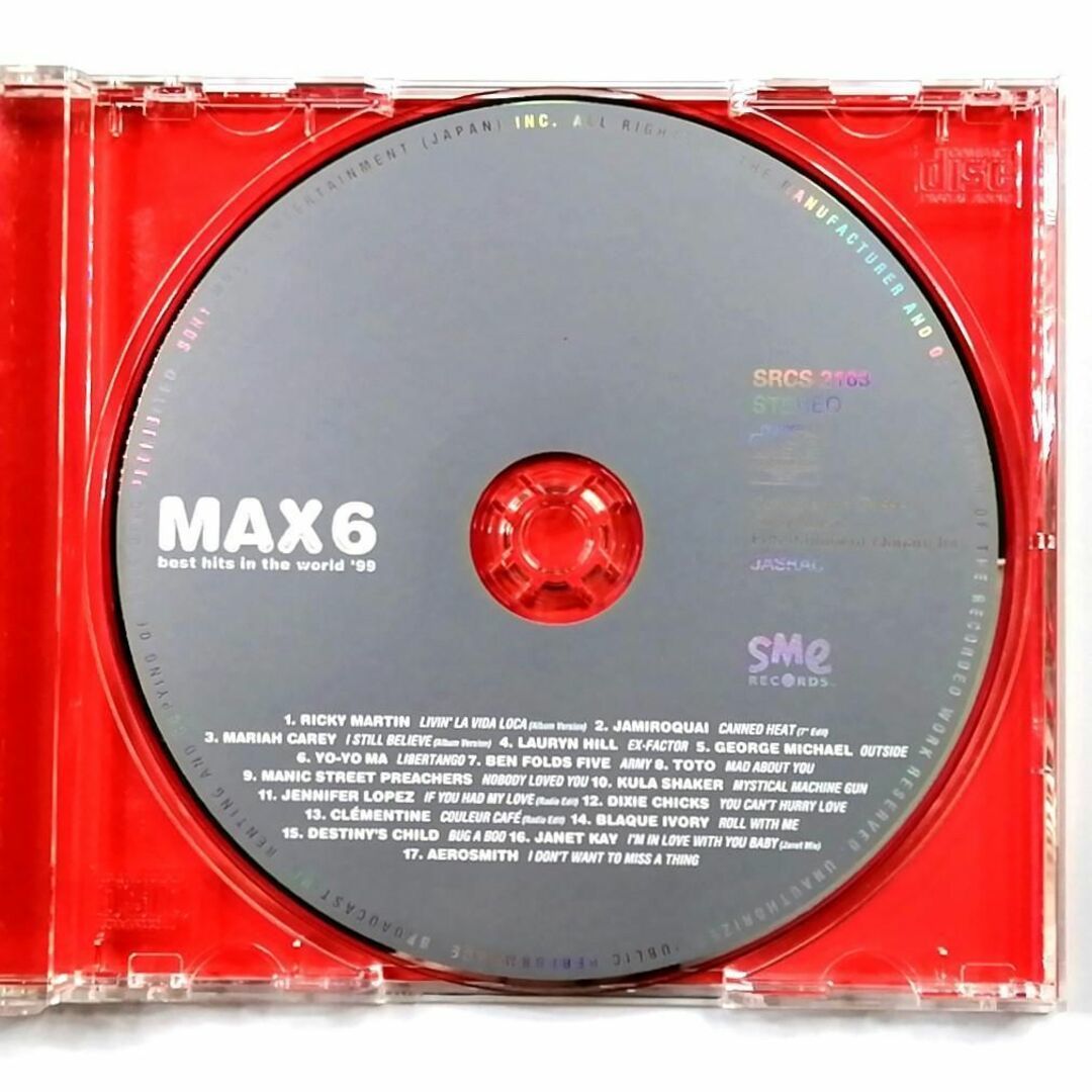 Max 6 Best Hits In The World '99 (CD)