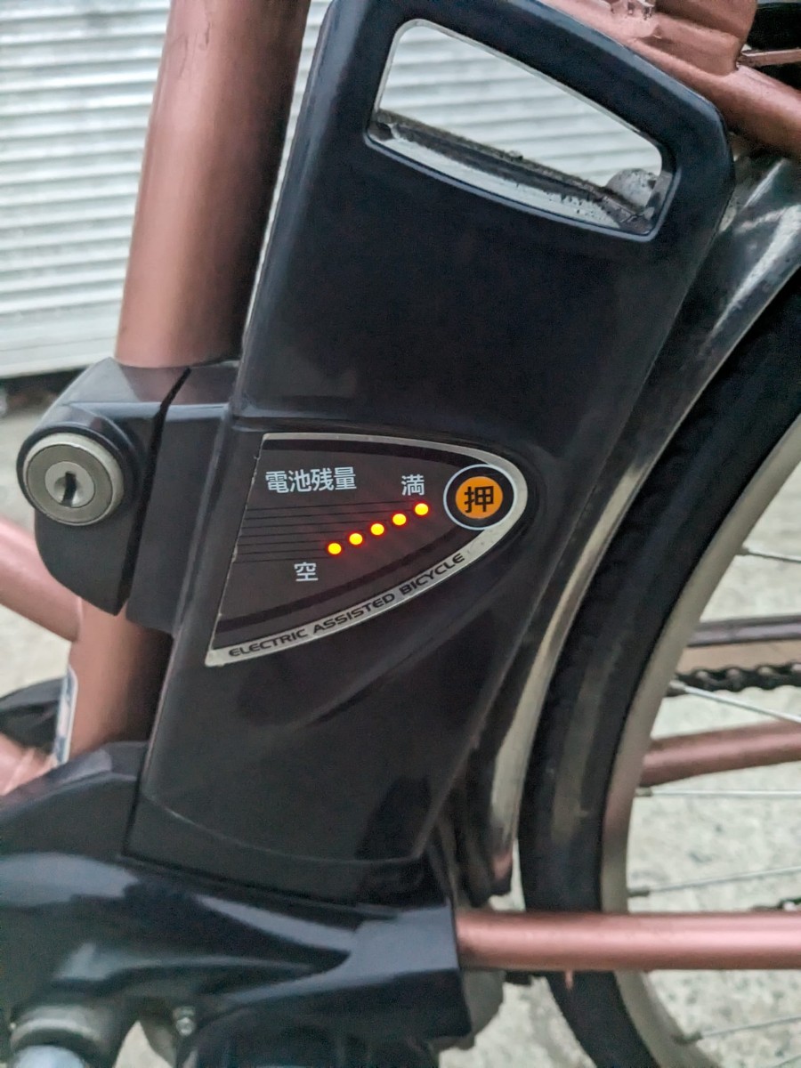 ◆Panasonic　電動アシスト自転車◆　ViVi DX　シティ　26インチ　充電器付　★引取り出来る方限定★_画像10